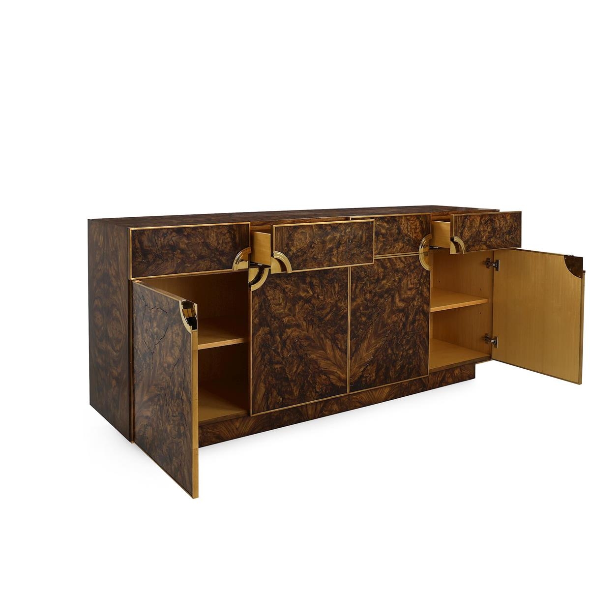 4-Door Credenza w/Adjustable Shelves