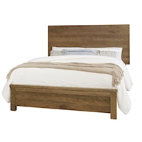 Rustic  Queen Plank Bed