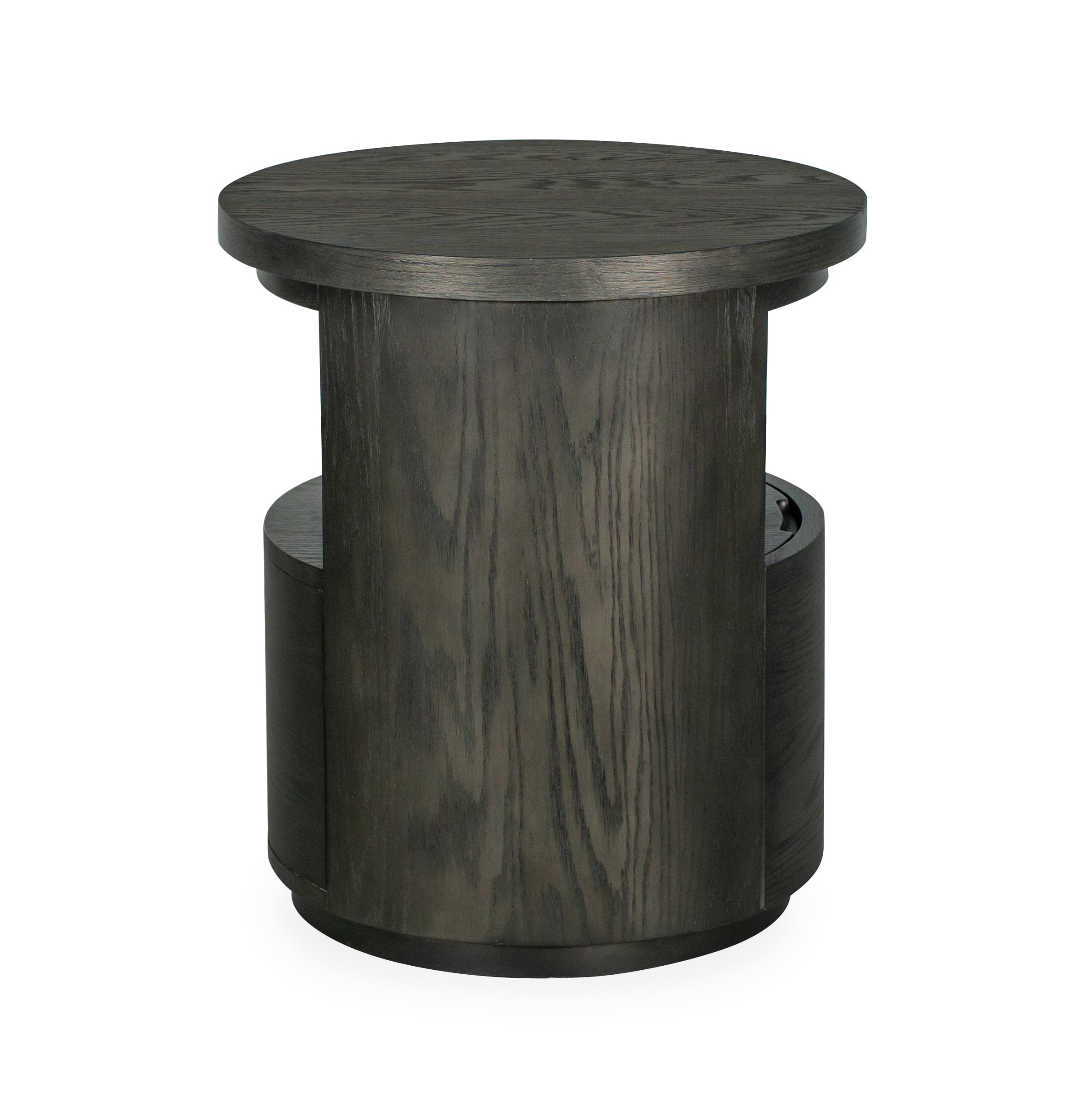 Sharon Elizabeth 1-Drawer Round End Table