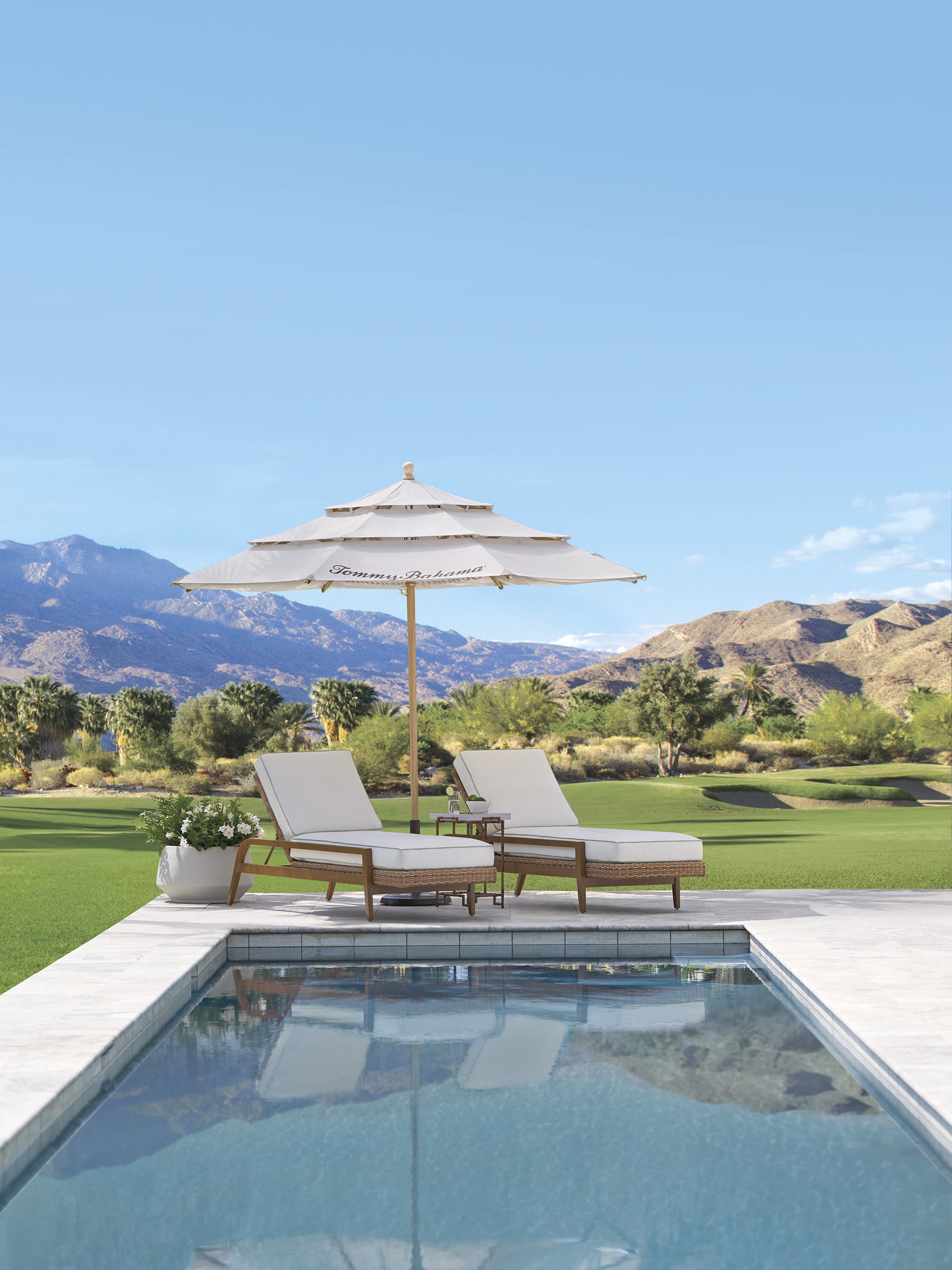 Tommy Bahama Outdoor Living Palm Desert Poolside Chaise