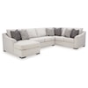 Benchcraft Koralynn 3-Piece Sectional With Chaise