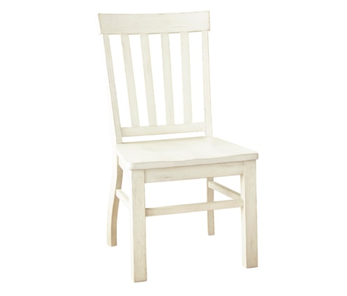 Farmhouse Side Chair with Slatback