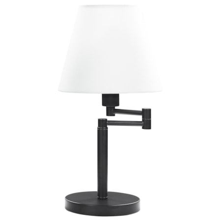 20-inch Empire Shade Swing Arm Table Lamp