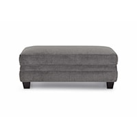 Casual Rectangular Accent Ottoman