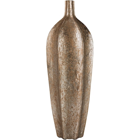 Derion Antique Gold Finish Vase