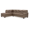 Ashley Signature Design Navi 2-Piece Sectional w/ Sleeper and Chaise