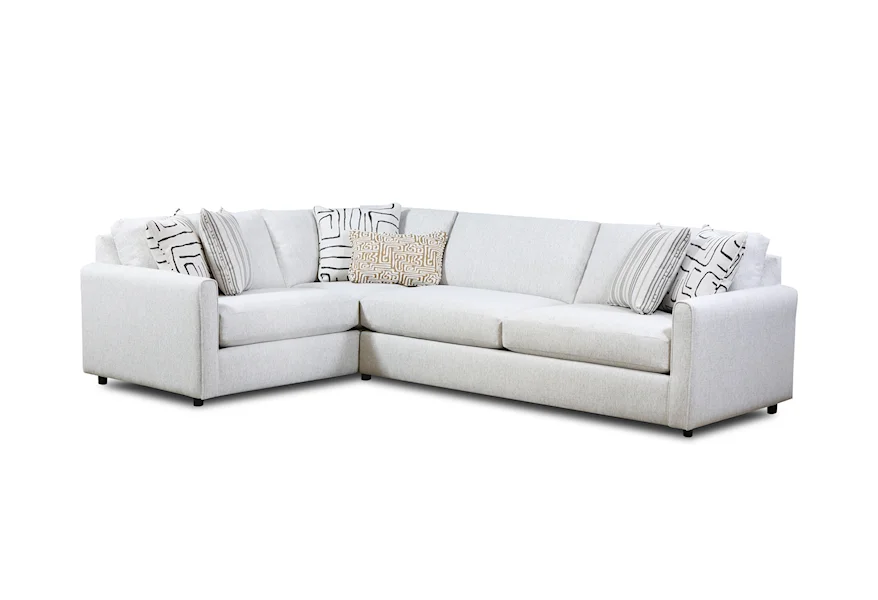 7000 DURANGO PEWTER 2-Piece Sectional by Fusion Furniture at Wilson's Furniture