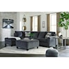 Signature Design by Ashley Abinger 2-Piece Sectional w/ Chaise and Sleeper