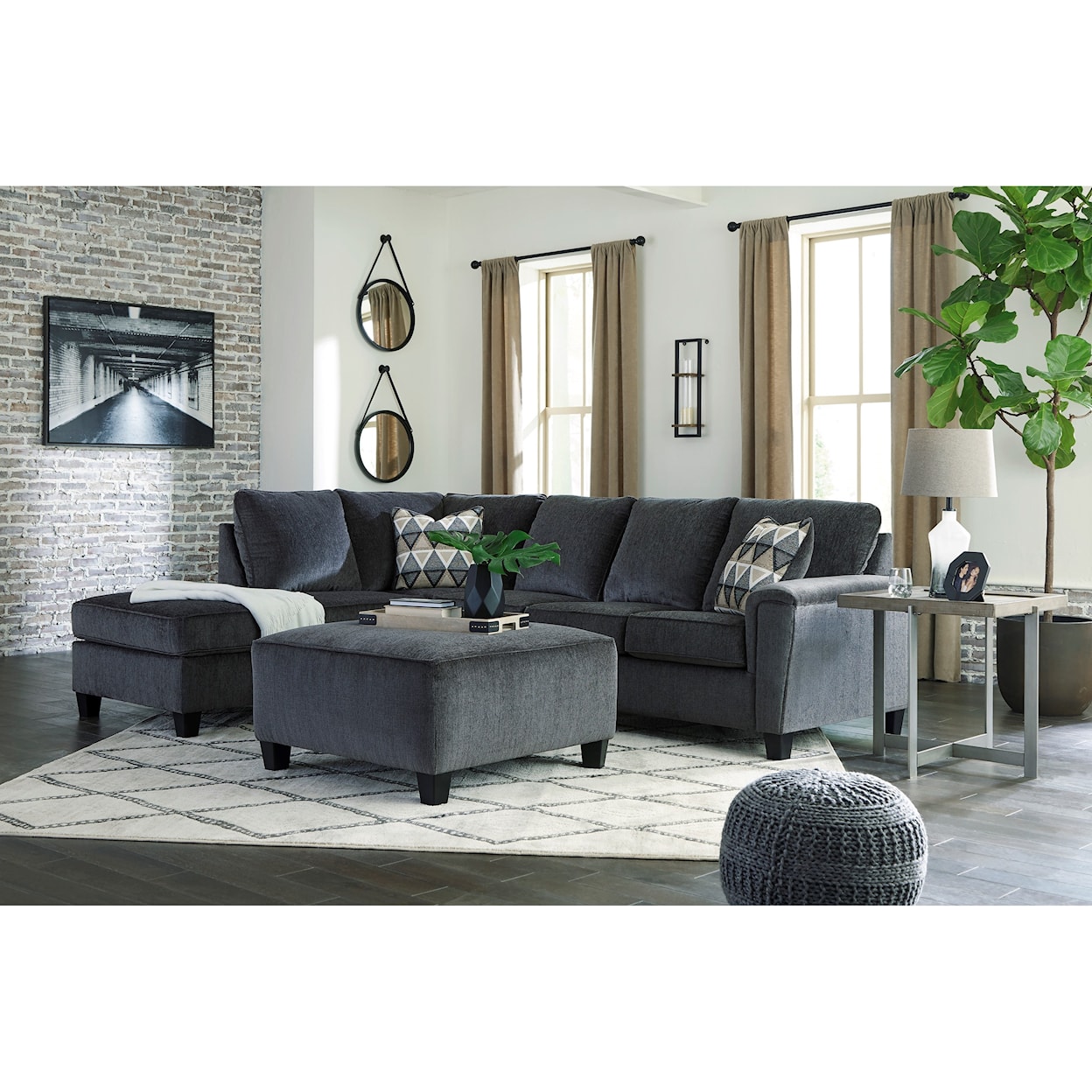 Ashley Signature Design Abinger 2-Piece Sectional w/ Chaise