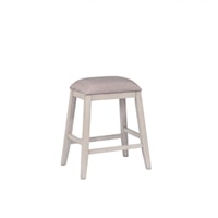 Transitional Upholstered Bar Stool