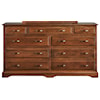 Daniels Amish Carriage Double Dresser