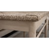 Riverside Furniture Laguna Rush Seat Dining Bench