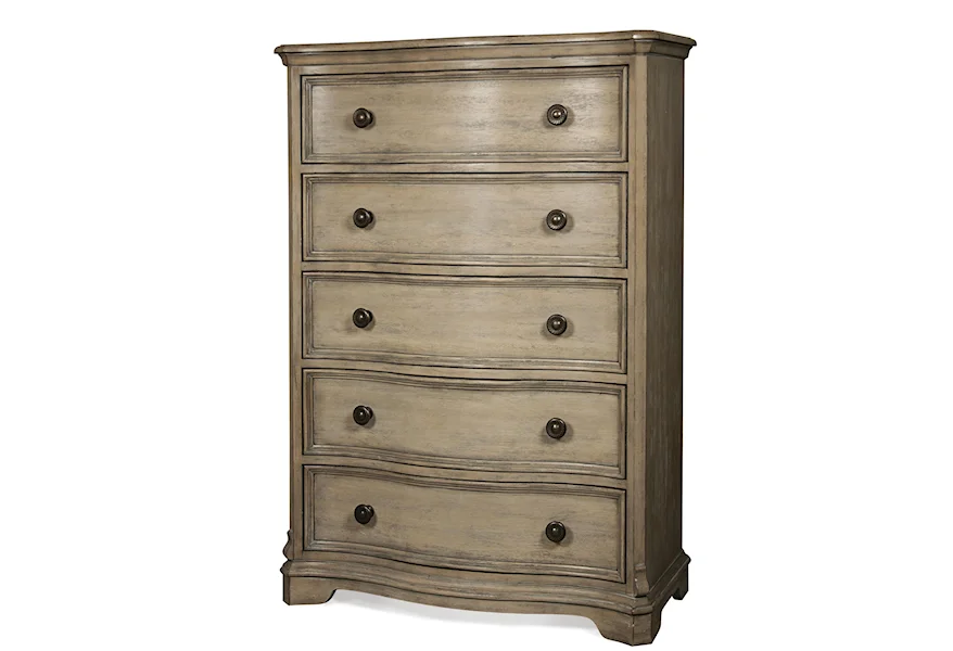 Corinne 5 Drawer Chest by Riverside Furniture at Zak's Home