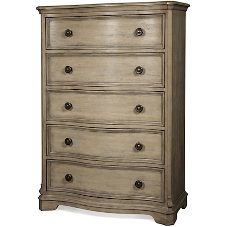 5 Drawer Chest with Cedar-Lined Bottom Drawer