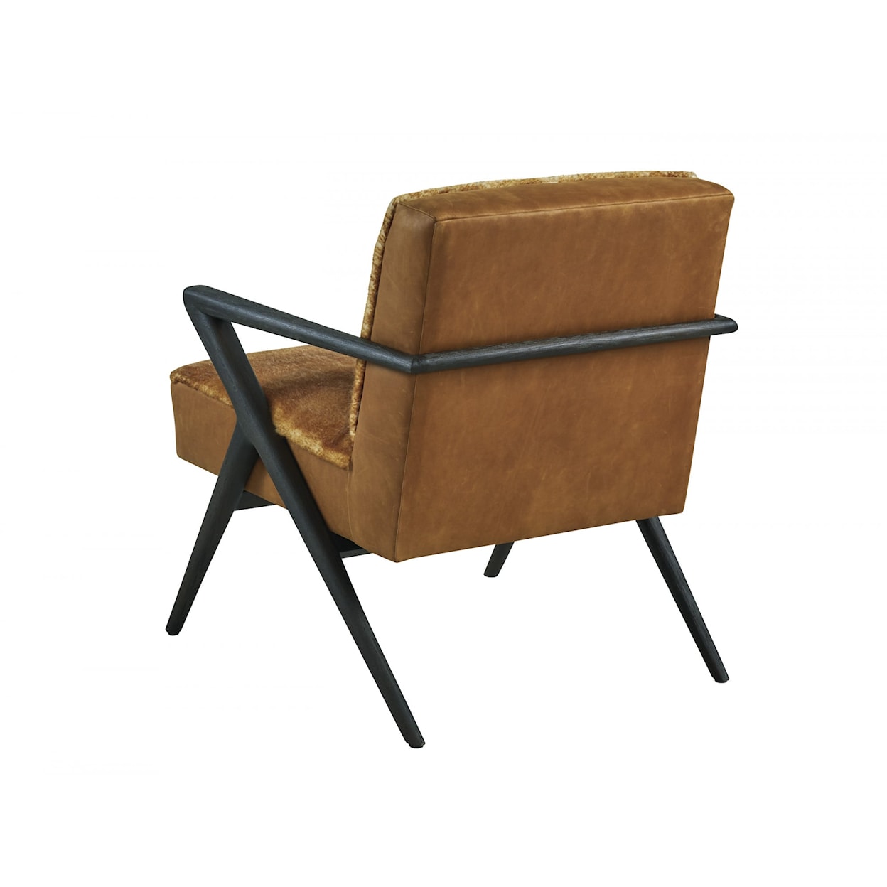 Lexington Zanzibar Faux Fur and Leather Chair