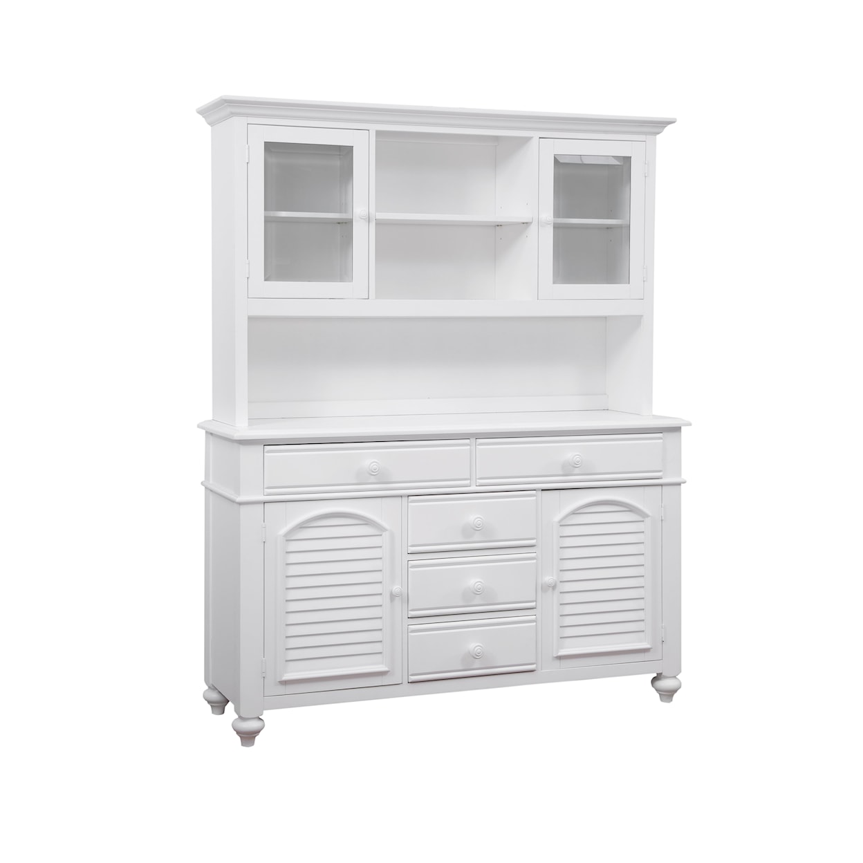 American Woodcrafters Cottage Traditions Server & Hutch