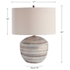 Uttermost Accent Lamps Prospect Striped Accent Lamp