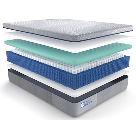 Cal King 13&quot; Firm Hybrid Mattress