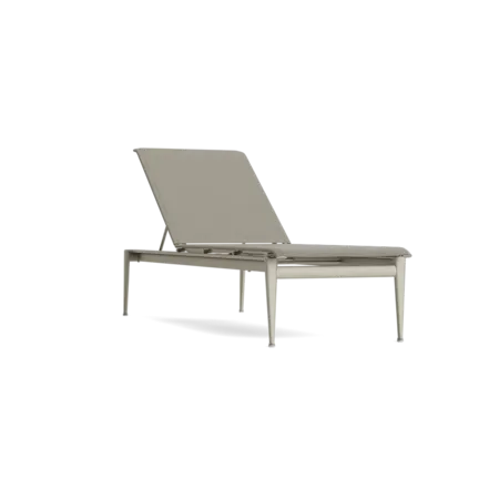 Stacking Adj. Armless Sling Chaise Lounge