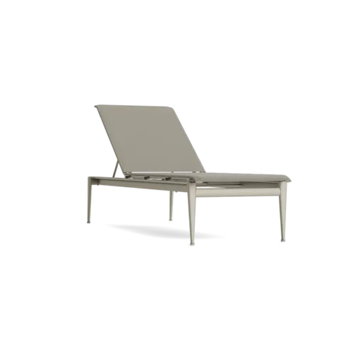 Flight Stacking Adjustable Armless Sling Chaise Lounge