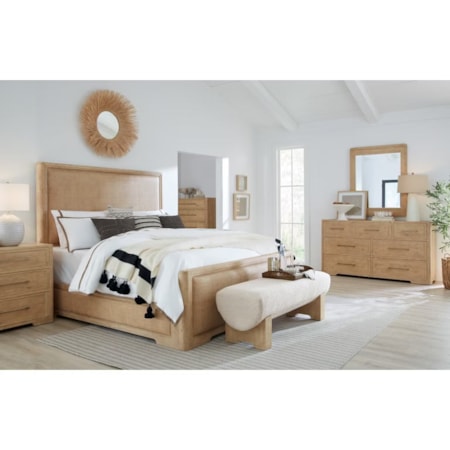 California King Panel Bed