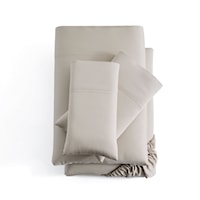 Queen Driftwood Rayon From Bamboo Duvet Sheet Set