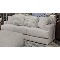 Casual Sofa with Channel Tufting