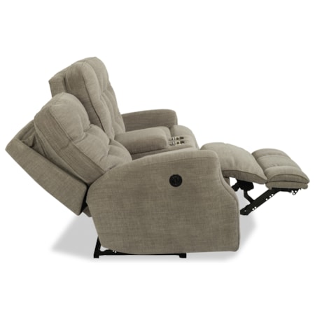 Power Reclining Loveseat with Console