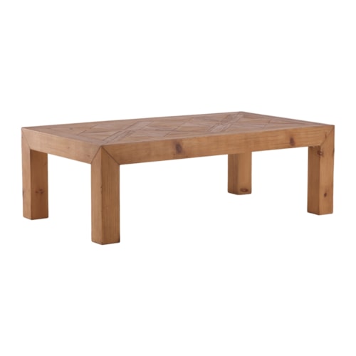 Transitional Rectangular Coffee Table