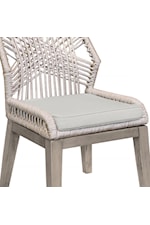 Armen Living Costa Set of 2 Contemporary Outdoor Side Chairs