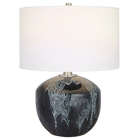 Highlands Deep Green Table Lamp