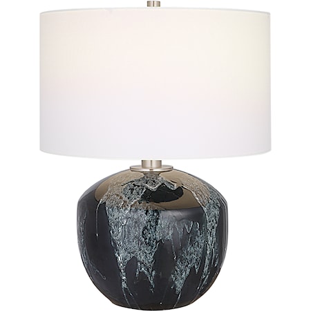 Highlands Deep Green Table Lamp