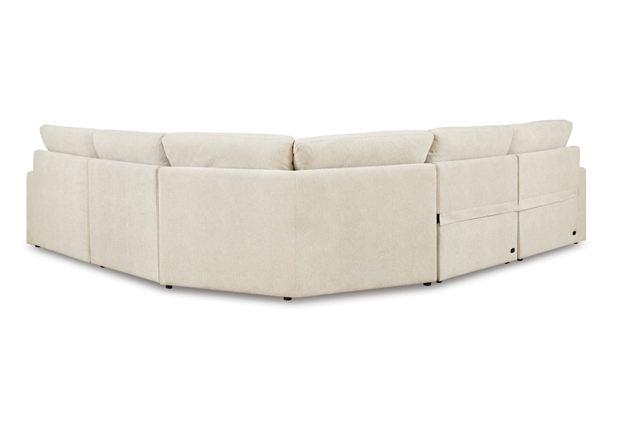 5-Piece Microsuede Modular Sofa