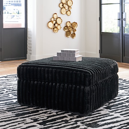 Oversized Accent Ottoman