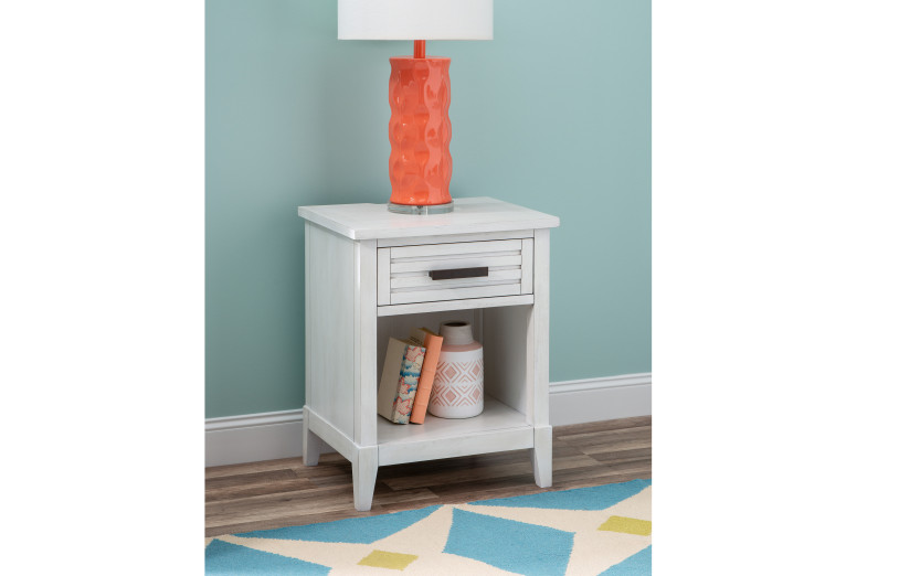 Legacy Classic Edgewater 13133101 Coastal Nightstand with USB Ports
