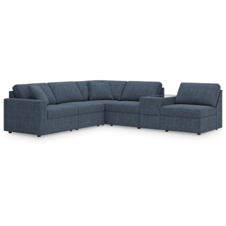 6-Piece Sectional Console