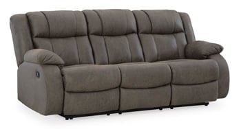 Contemporary Reclining Sofa with Pillow Armrests
