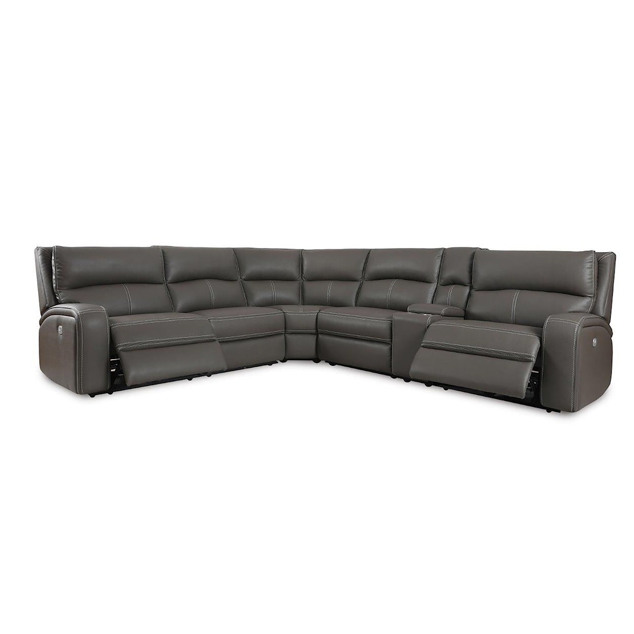 Paramount Living Polaris - Haze Power Reclining Sectional Sofa