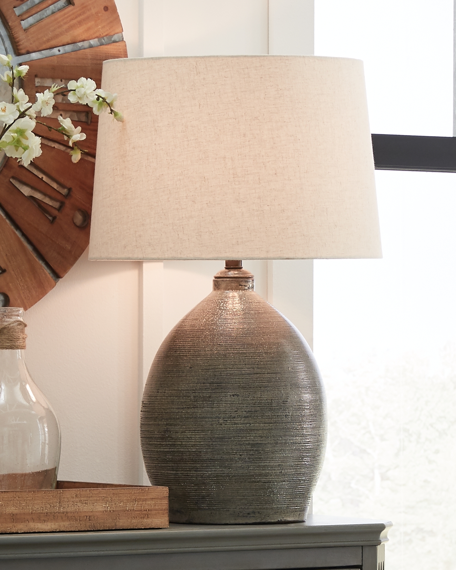 Terracotta Table Lamp