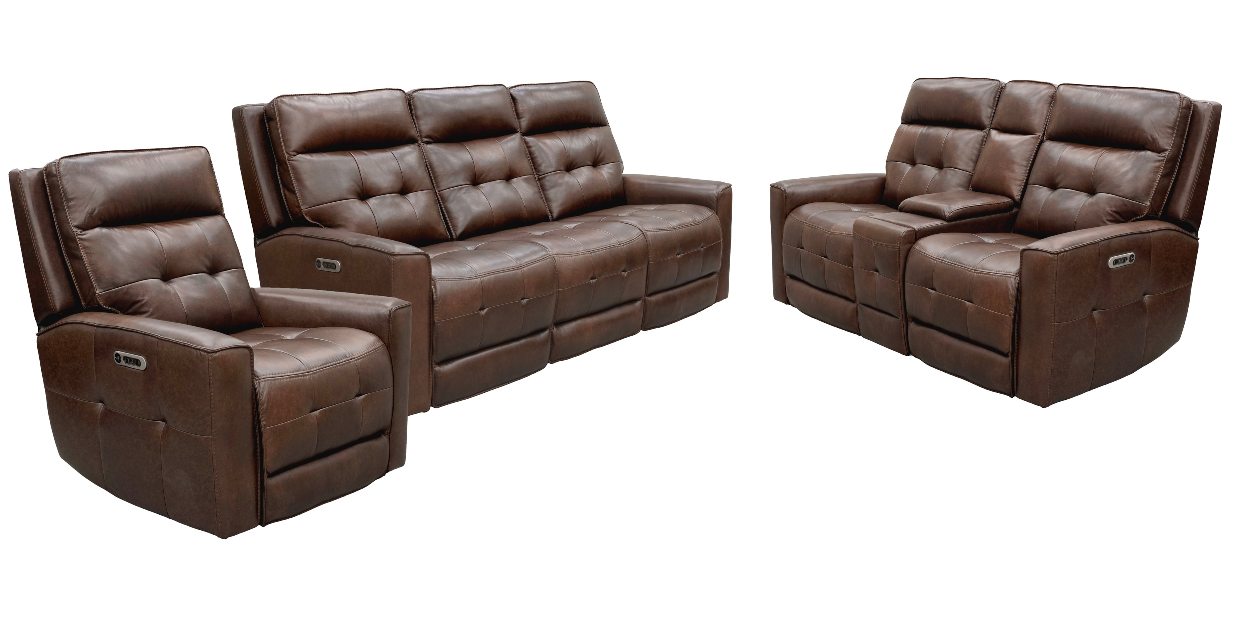 3-Piece Power Reclining Living Room Set