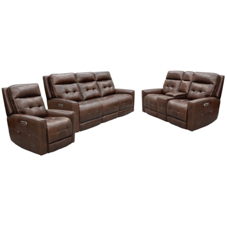 3-Piece Power Reclining Living Room Set