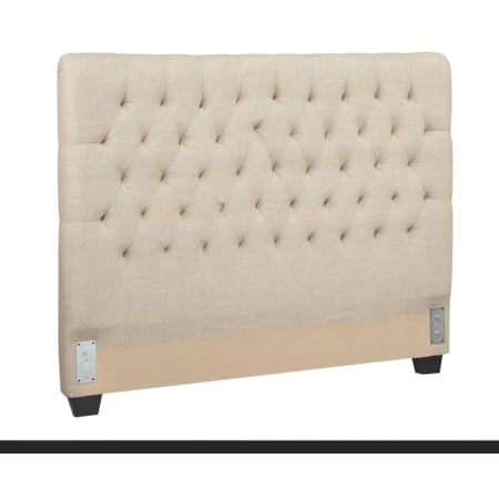 Chloe Queen Panel Headboard Oatmeal