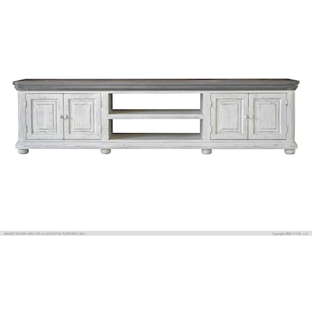 Cottage 93-Inch TV Stand with Storage