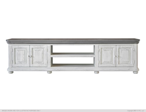 Cottage 93-Inch TV Stand with Storage