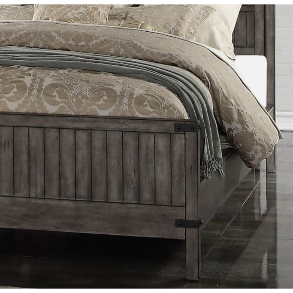 Legends Furniture Storehouse Collection Queen Slatted Panel Bed