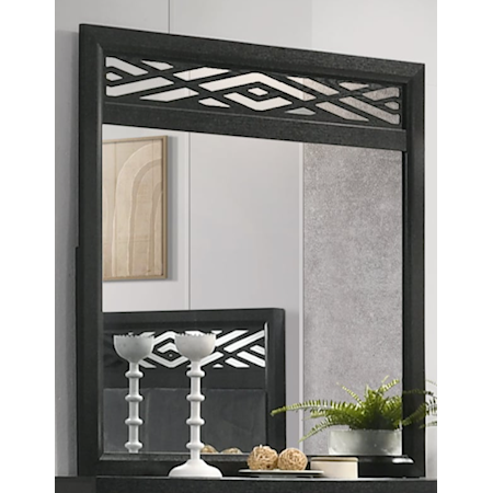 Transitional Dresser Mirror