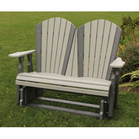 Classic 4' Adirondack Loveseat Glider