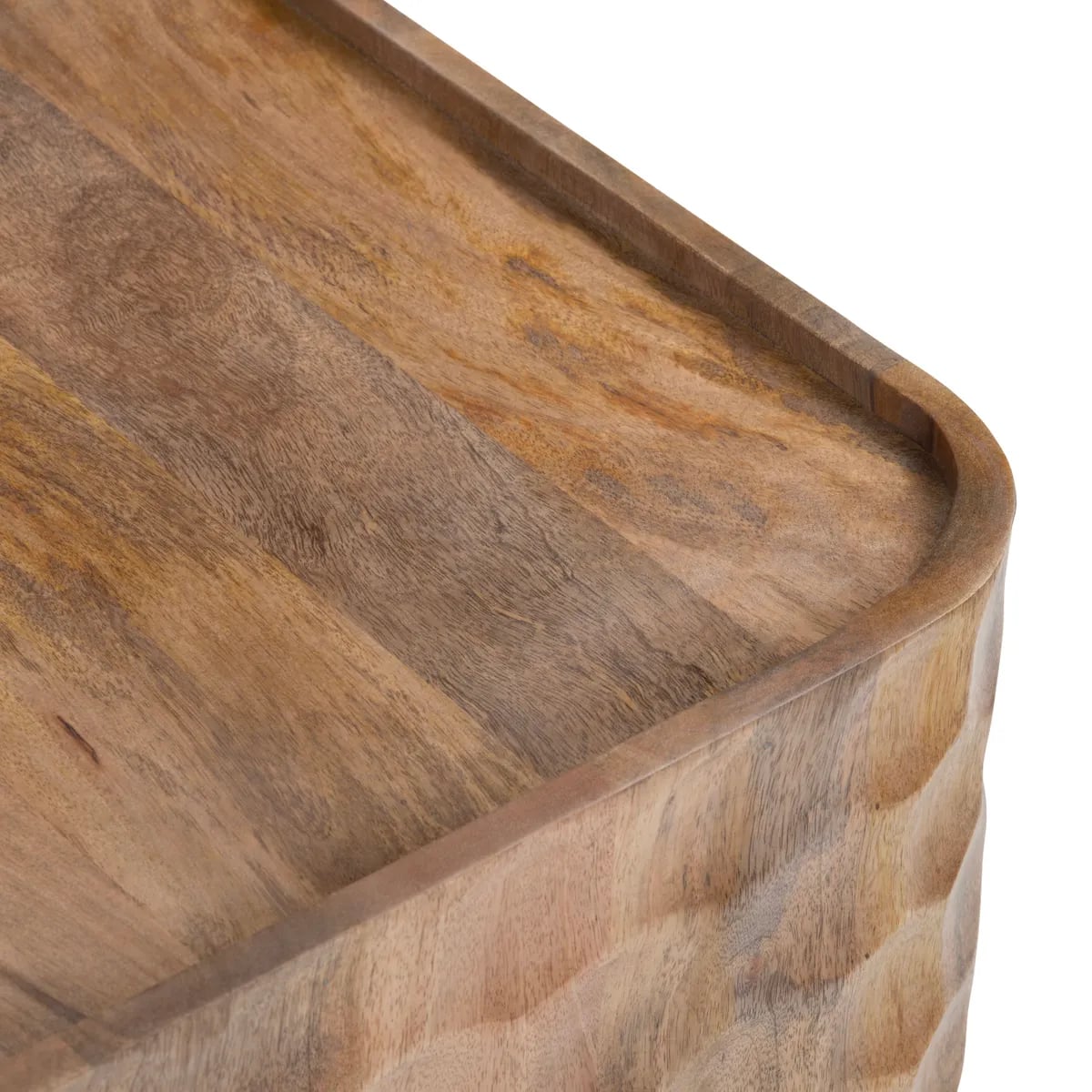 Crestview Collection Gibson Coastal Textured Accent Side Table