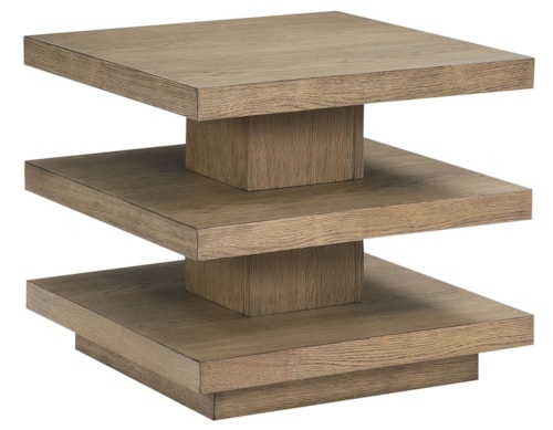 Modern End Table with 3 Levels