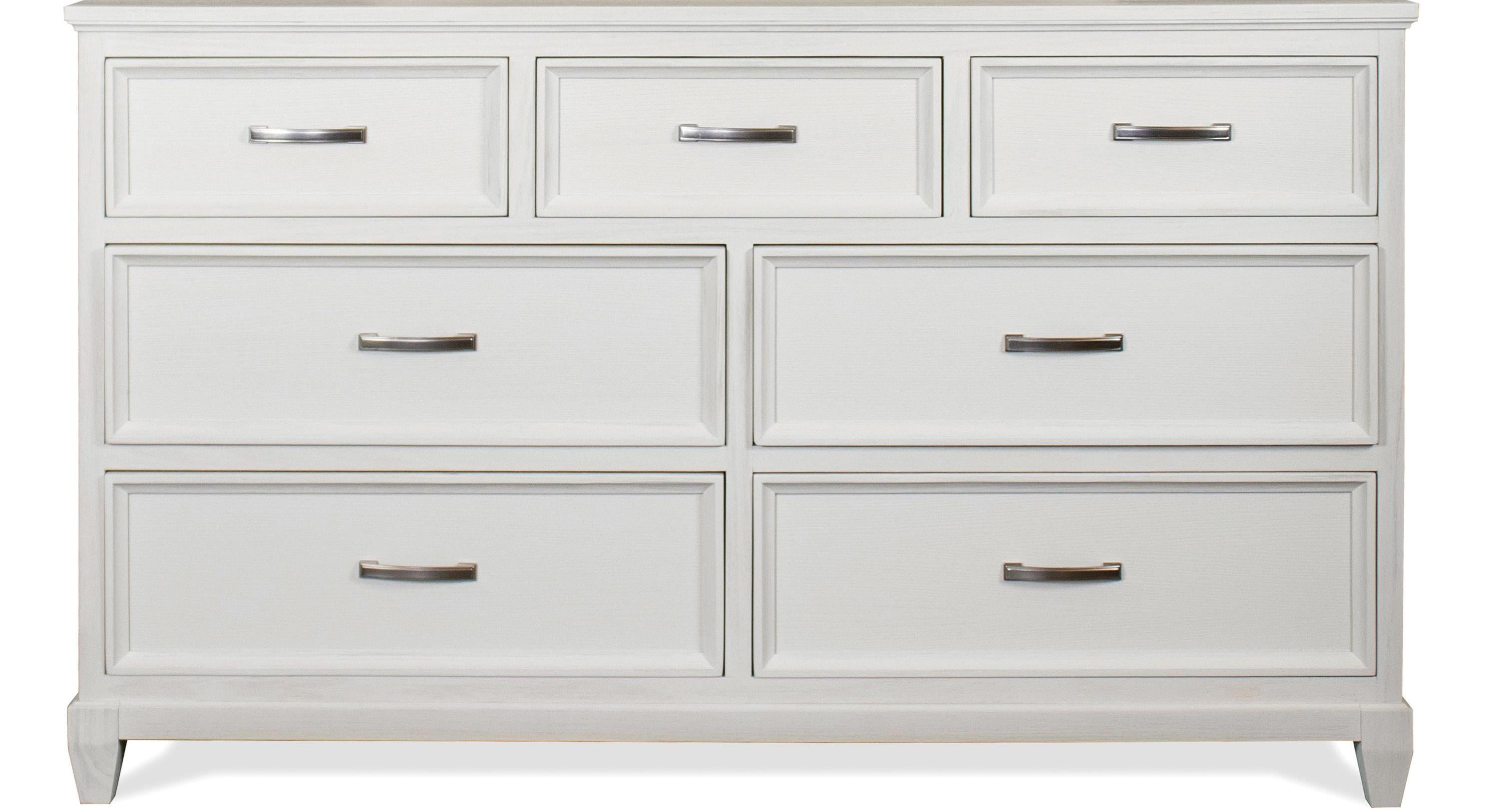 Riverside Furniture Osborne 12160 Modern Farmhouse 7Drawer Dresser